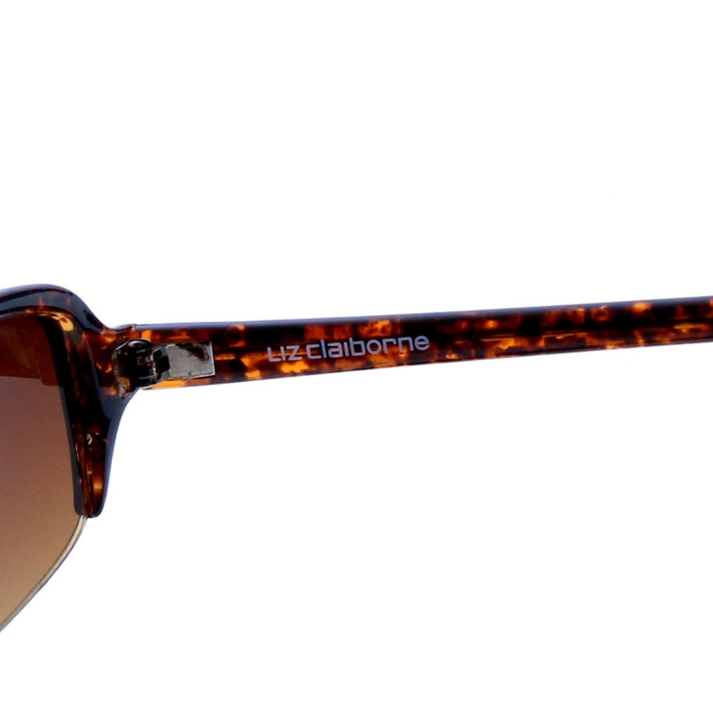 Liz Claiborne Tortoise-Shell Designer Semi-Rimless - Picture 4 of 4